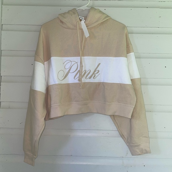 PINK Victoria's Secret Jackets & Blazers - Victoria’s Secret Pink cropped hoodie L